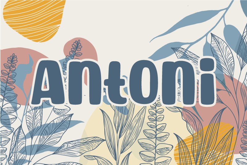 オリジナル ランチョンマット スタイリッシュネームデザイン - TENSTICKERS