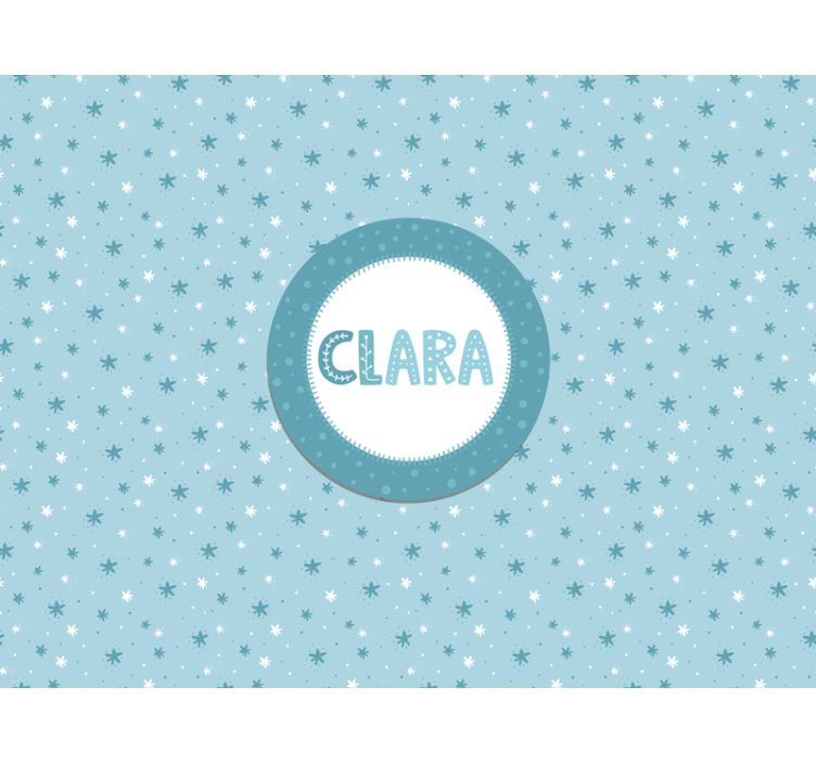 保育園 壁画 星模様 - TENSTICKERS