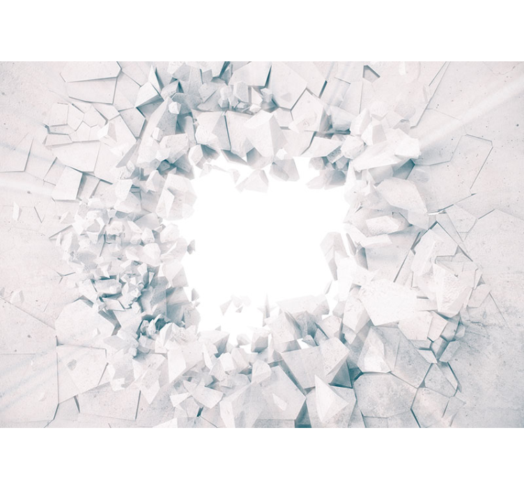 破壊効果3 d壁壁画 - TENSTICKERS