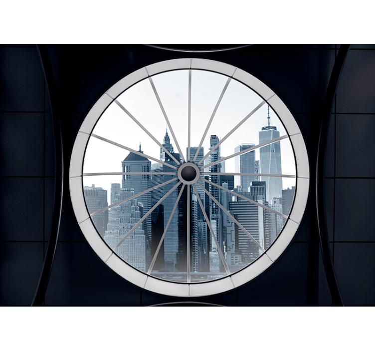 あなたの家のための冷たい都市壁の壁画 - TENSTICKERS