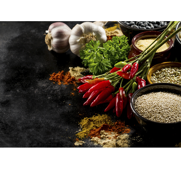 スパイス3 d壁写真壁画 - TENSTICKERS