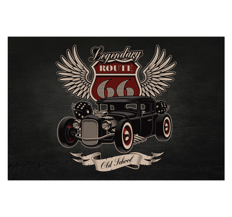 サービスルート車の壁画 - TENSTICKERS