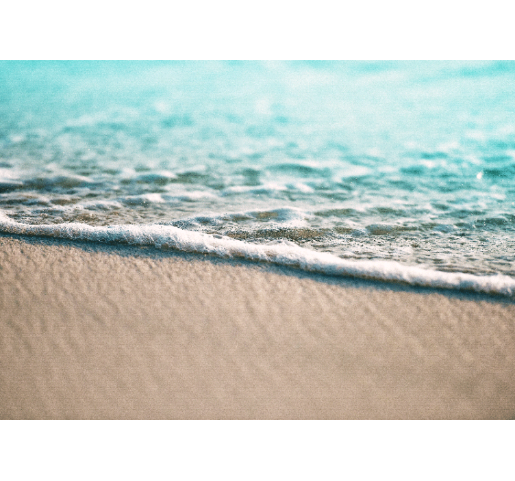 海の壁画の下のビーチの水 - TENSTICKERS