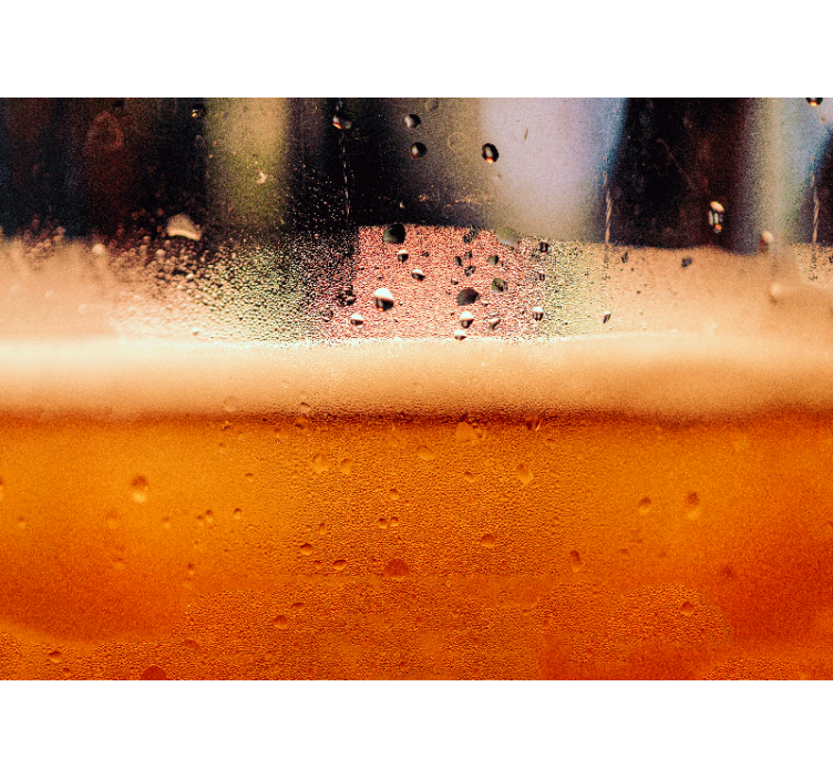 キッチン 壁画 ビールの液体 - TENSTICKERS