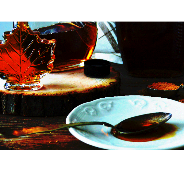 涂鸦 壁画 メープルシロップの喜び - TENSTICKERS