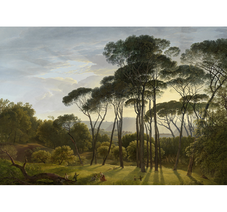 自然 壁画 森の陽射し - TENSTICKERS