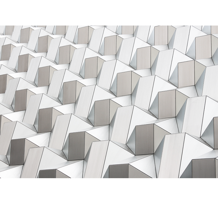 テクスチャとパターン 壁画 幾何学的なテクスチャ表面 - TENSTICKERS