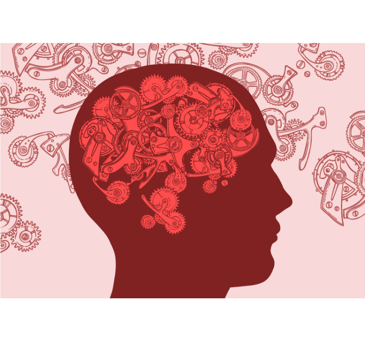 美術 壁紙 創造的なメカニズムの心 - TENSTICKERS