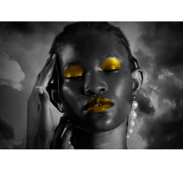 人の壁の壁画 印象的な美しさの肖像画 - TENSTICKERS