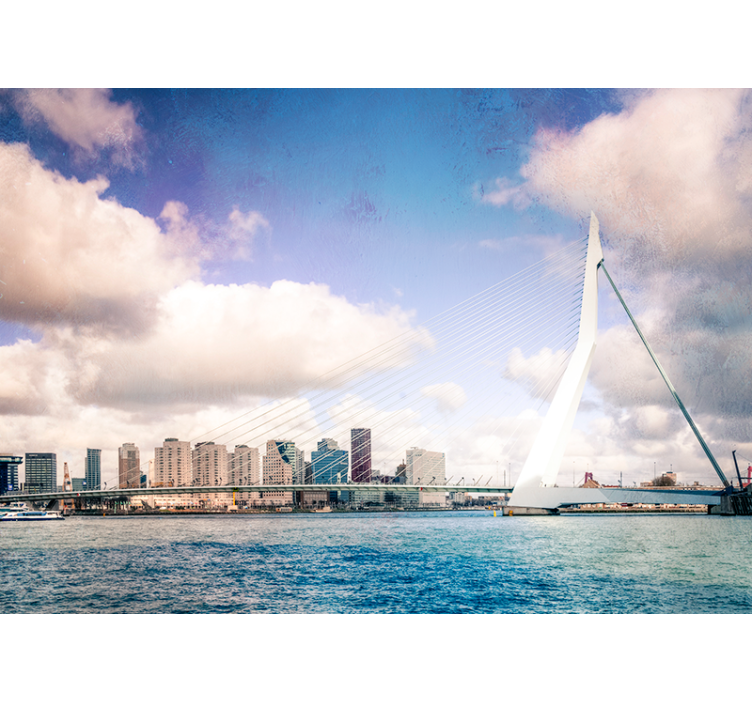 橋のロッテルダムの壁画 - TENSTICKERS