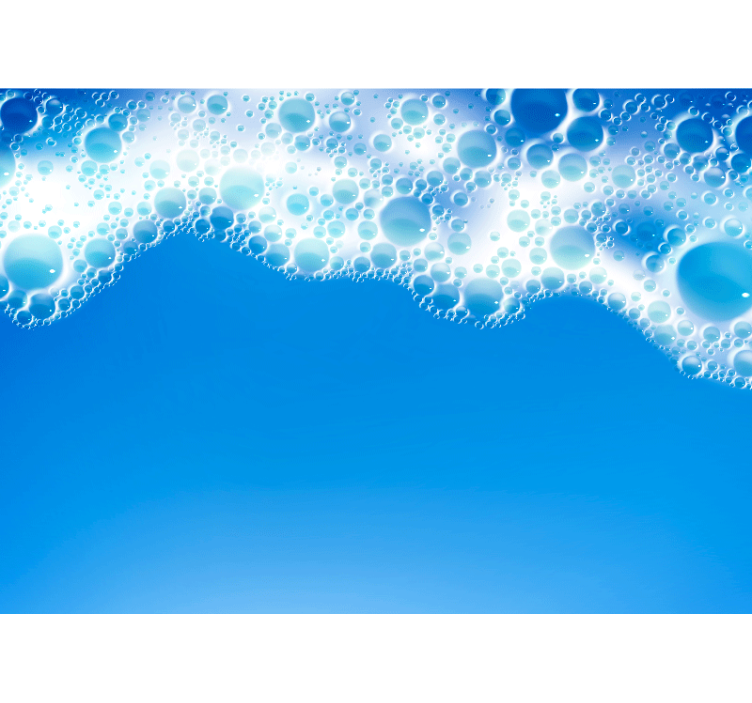 自然 壁画 バブルウェーブデザイン - TENSTICKERS