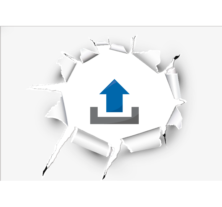 壊れた壁の漫画の画像カスタム壁の壁画 - TENSTICKERS