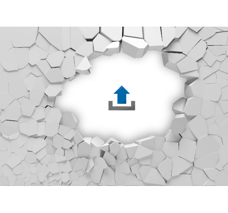 壊れた壁3dレンガカスタム壁壁画 - TENSTICKERS