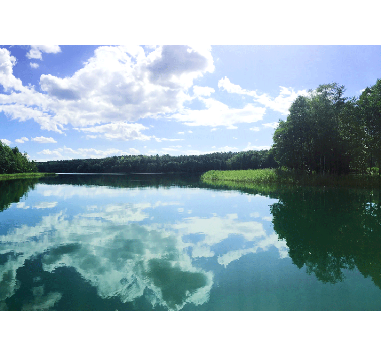 マズリー湖の湖の壁画を磨く - TENSTICKERS