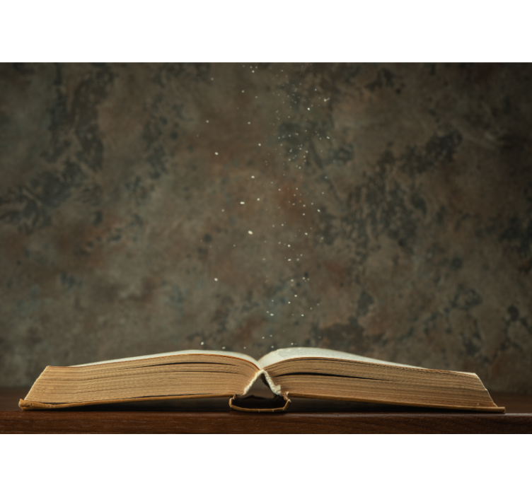 美術 壁紙 オープンブックマジック - TENSTICKERS