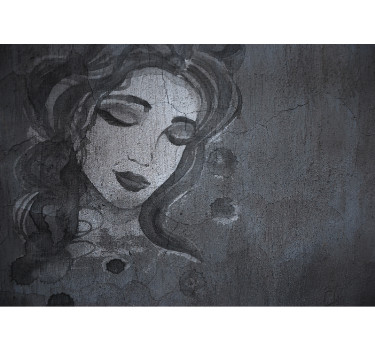 美術 壁紙 エレガントな女性の肖像 - TENSTICKERS