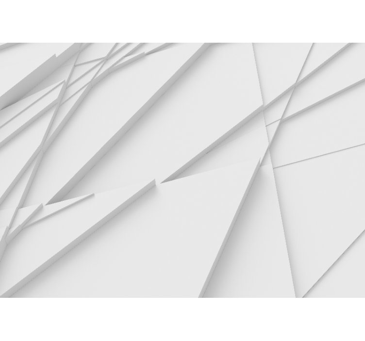 抽象的な壁の壁画幾何学的な重ね模様 - TENSTICKERS