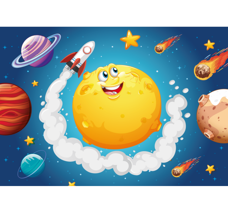 ファンタジー壁画宇宙冒険テーマ - TENSTICKERS