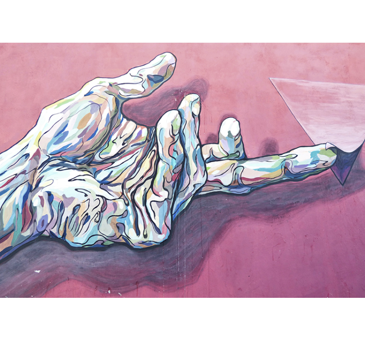 美術 壁紙 抽象的な手のジェスチャー - TENSTICKERS