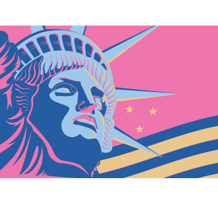 都市と国の壁の壁画自由のモニュメント - TENSTICKERS