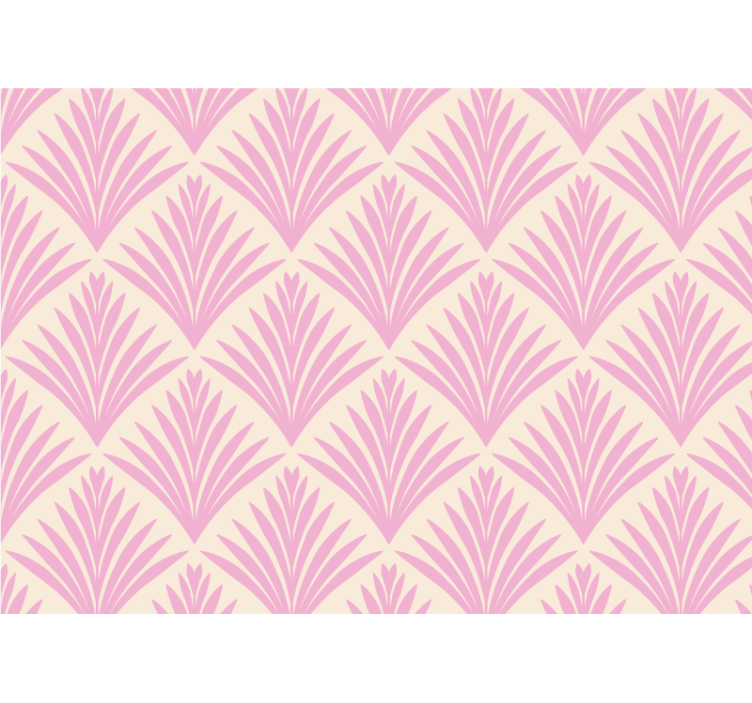 他のテクスチャとパターン 壁画 スタイライズド パームリーフ - TENSTICKERS