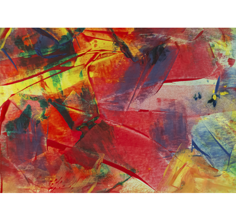 抽象的な壁の壁画動的な色の融合 - TENSTICKERS