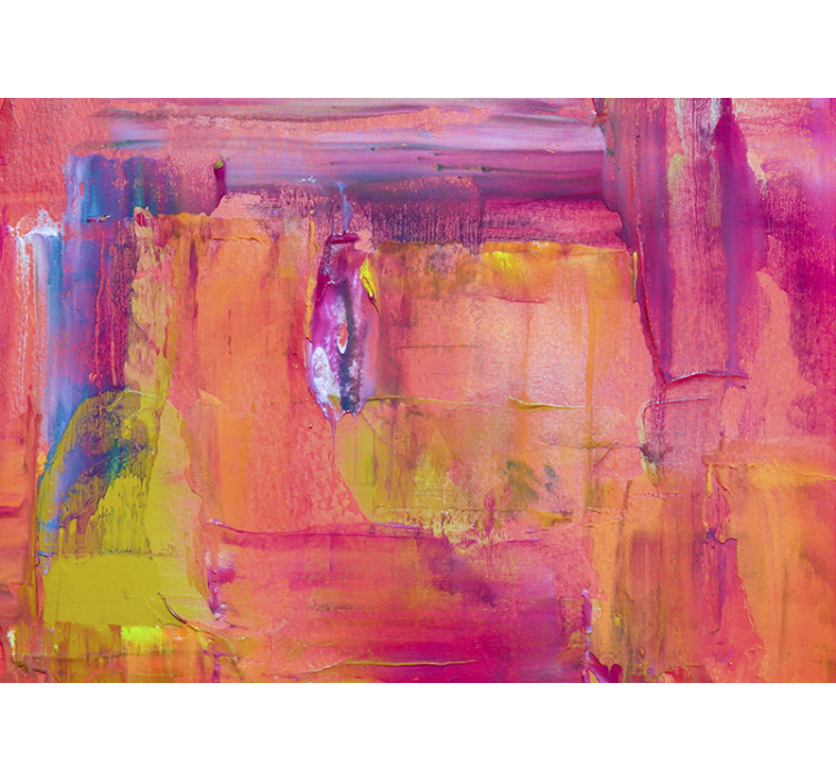 抽象的な壁の壁画 鮮やかな色の爆発 - TENSTICKERS