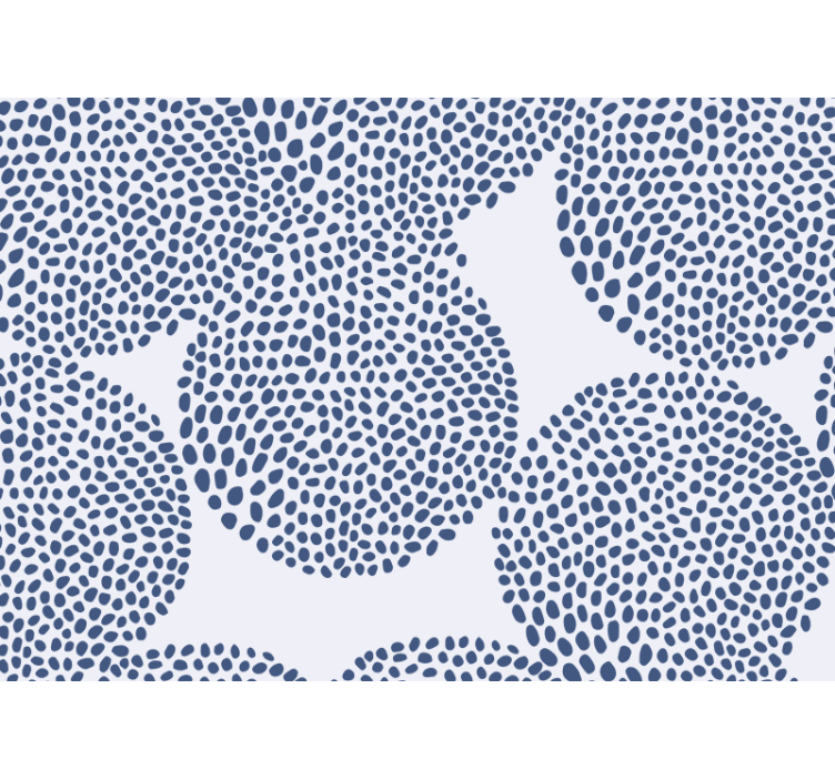 テクスチャとパターン 壁画 有機的形状パターン - TENSTICKERS