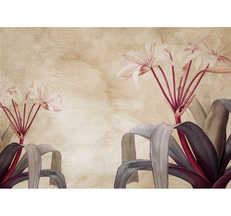 花 柄 壁画 エレガントな花のアレンジメント - TENSTICKERS