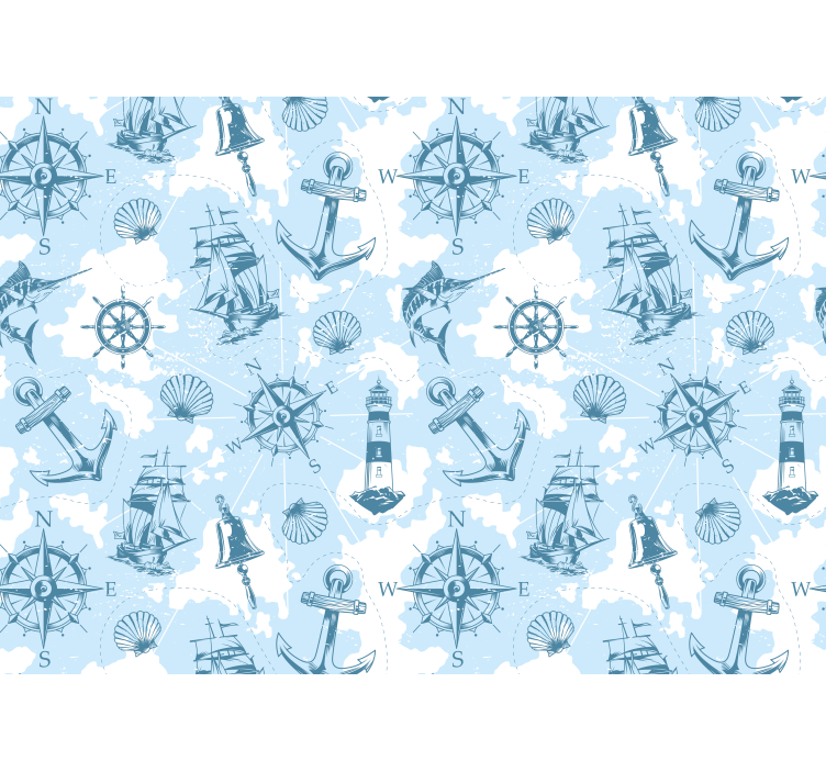 風景壁壁画海の冒険要素 - TENSTICKERS