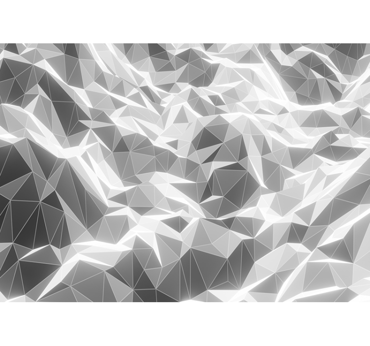 抽象的な壁の壁画 ジオメトリックストーンパターン - TENSTICKERS