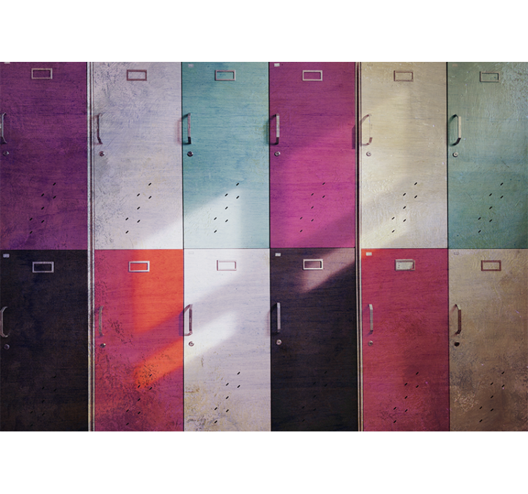 各種カラーロッカーリビングルーム壁画 - TENSTICKERS