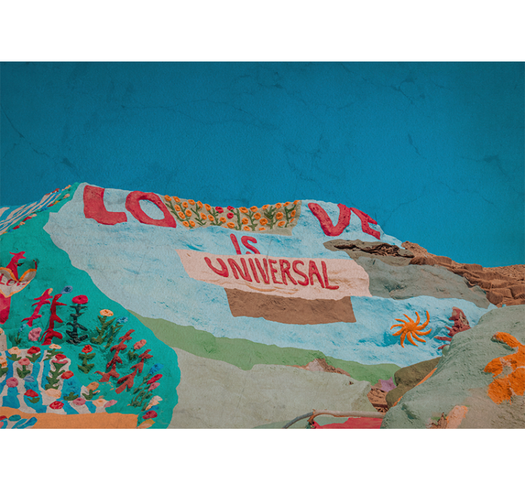 愛の壁画 愛は普遍的です - TENSTICKERS