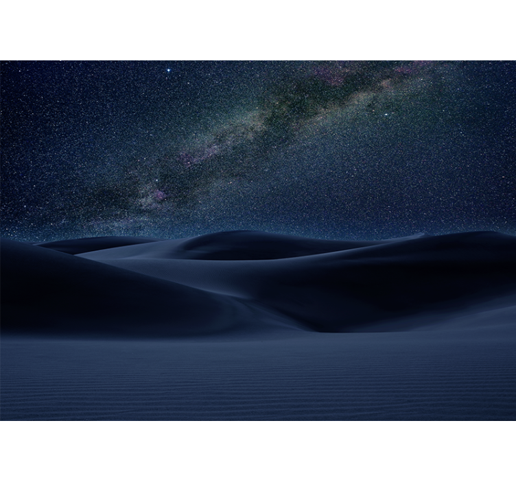 壁画 天の川 星降る夜の風景 - TENSTICKERS