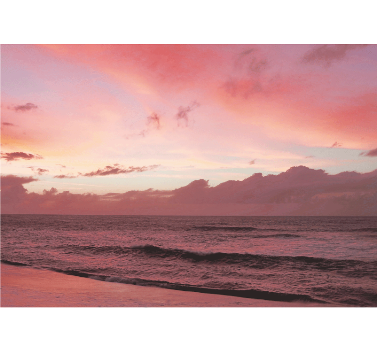 自然 壁画 穏やかな海の景色 - TENSTICKERS