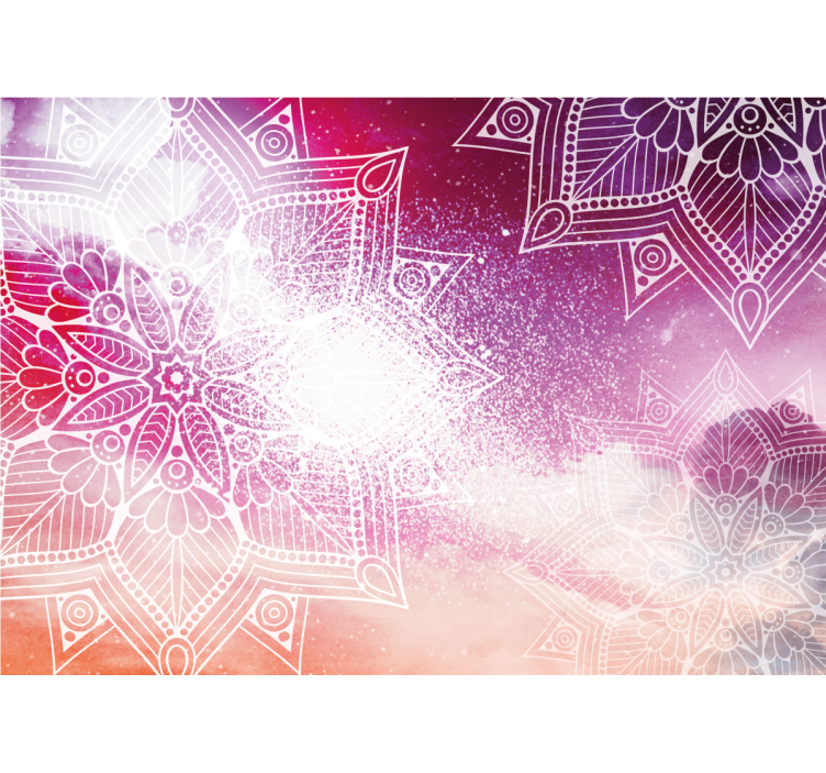 マンダラ壁画精緻なマンダラモチーフ - TENSTICKERS