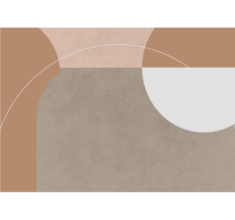 现代壁画幾何形状の構成 - TENSTICKERS