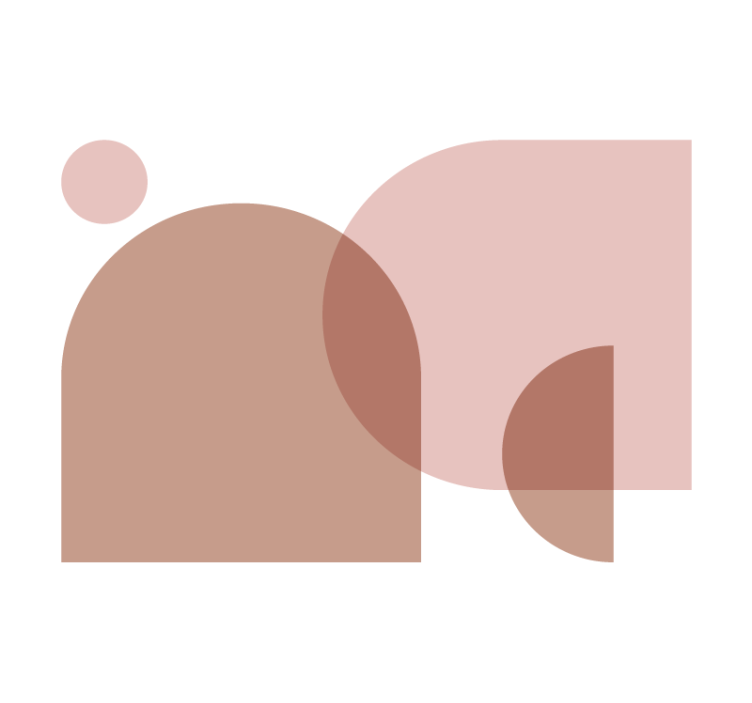 抽象的な壁の壁画幾何学的形状配置 - TENSTICKERS