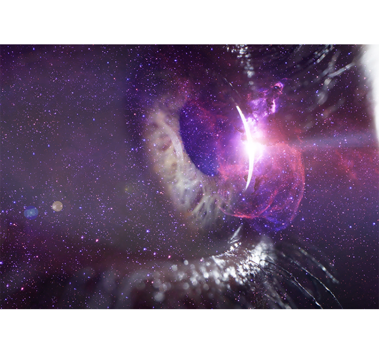 壁画 天の川 銀河の目の視点 - TENSTICKERS