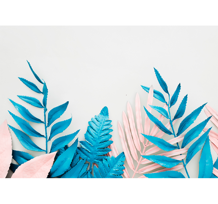 自然 壁画 トロピカルリーフデザイン - TENSTICKERS