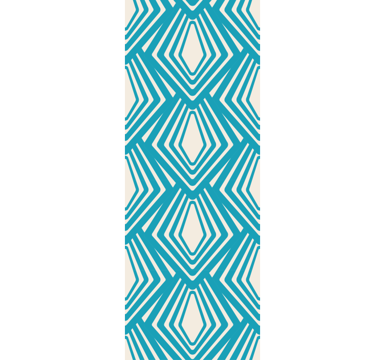 テクスチャとパターン 壁画 幾何学的ダイヤモンドパターン - TENSTICKERS