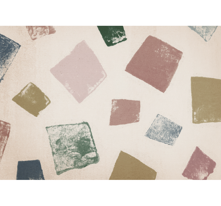 テクスチャとパターン 壁画 幾何学的カラーブロック - TENSTICKERS