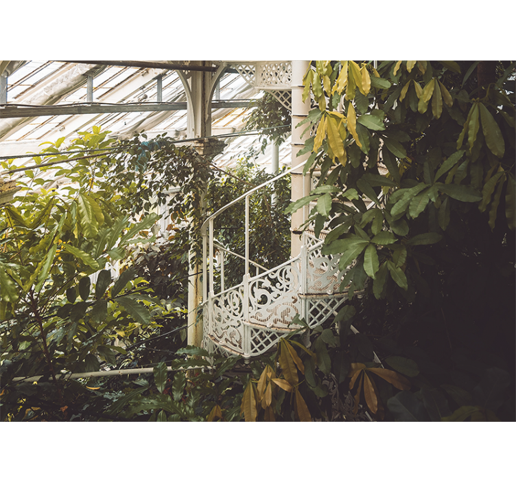 「コテージコア」植物性自然壁画 - TENSTICKERS