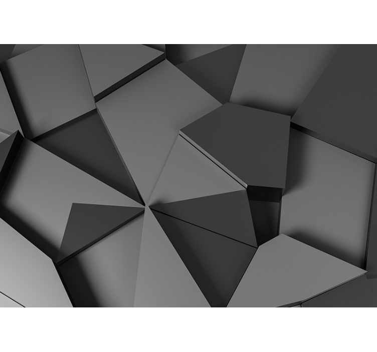 テクスチャとパターン 壁画 幾何学模様の表面 - TENSTICKERS