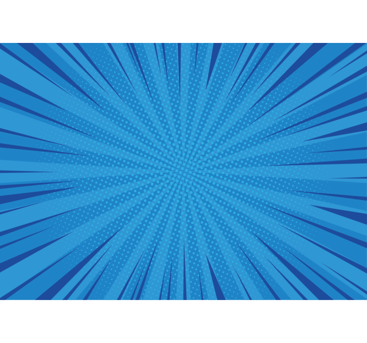 涂鸦 壁画 ダイナミックブルーバースト - TENSTICKERS