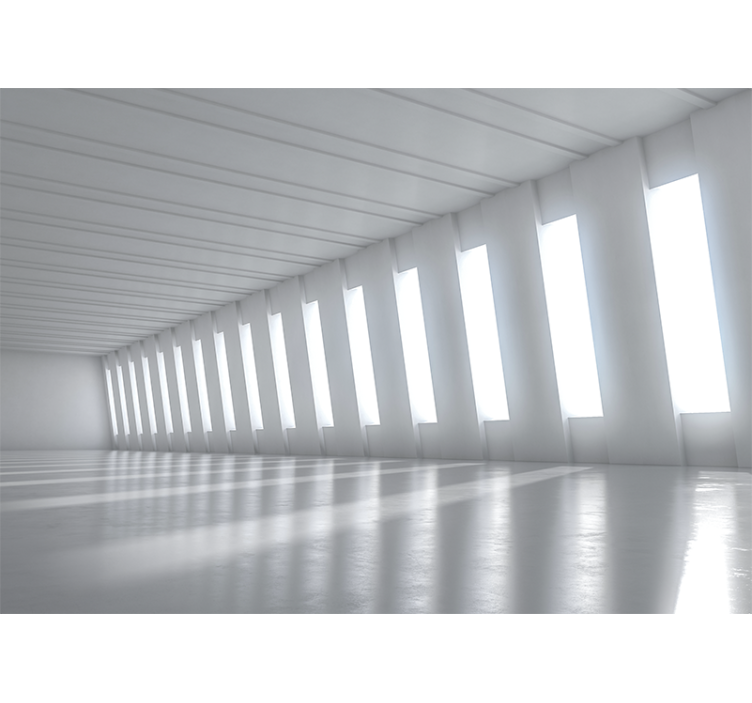 3d 壁画 ミニマリスト明るい空間 - TENSTICKERS