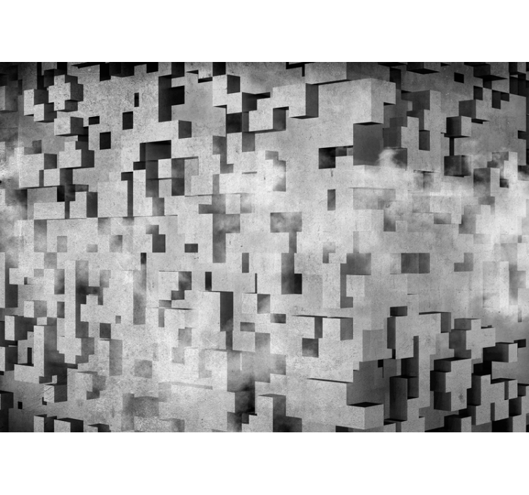 テクスチャとパターン 壁画 モダン幾何学模様 - TENSTICKERS