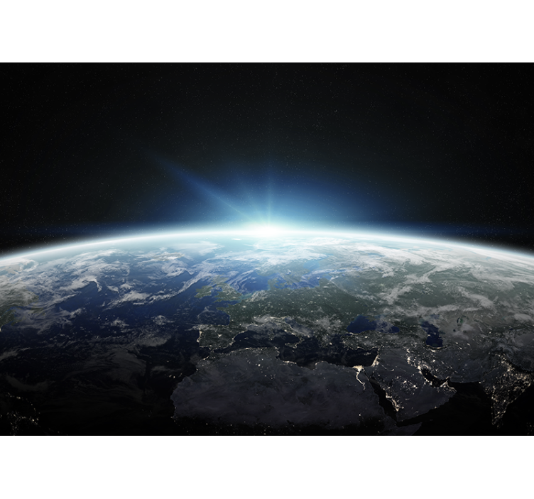 壁画 天の川 地球の視点からの眺め - TENSTICKERS