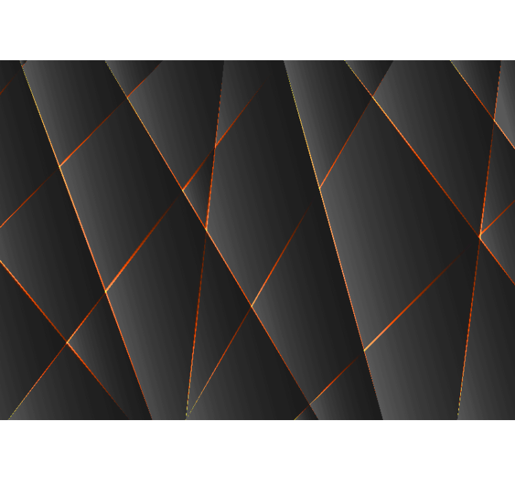 テクスチャとパターン 壁画 幾何学的線形パターン - TENSTICKERS