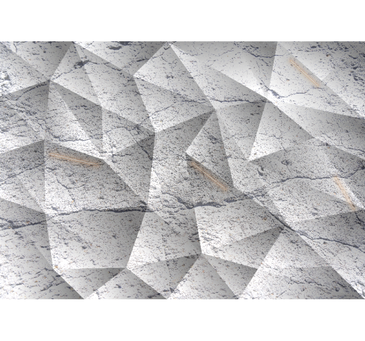 テクスチャとパターン 壁画 幾何学的石のスタイル - TENSTICKERS